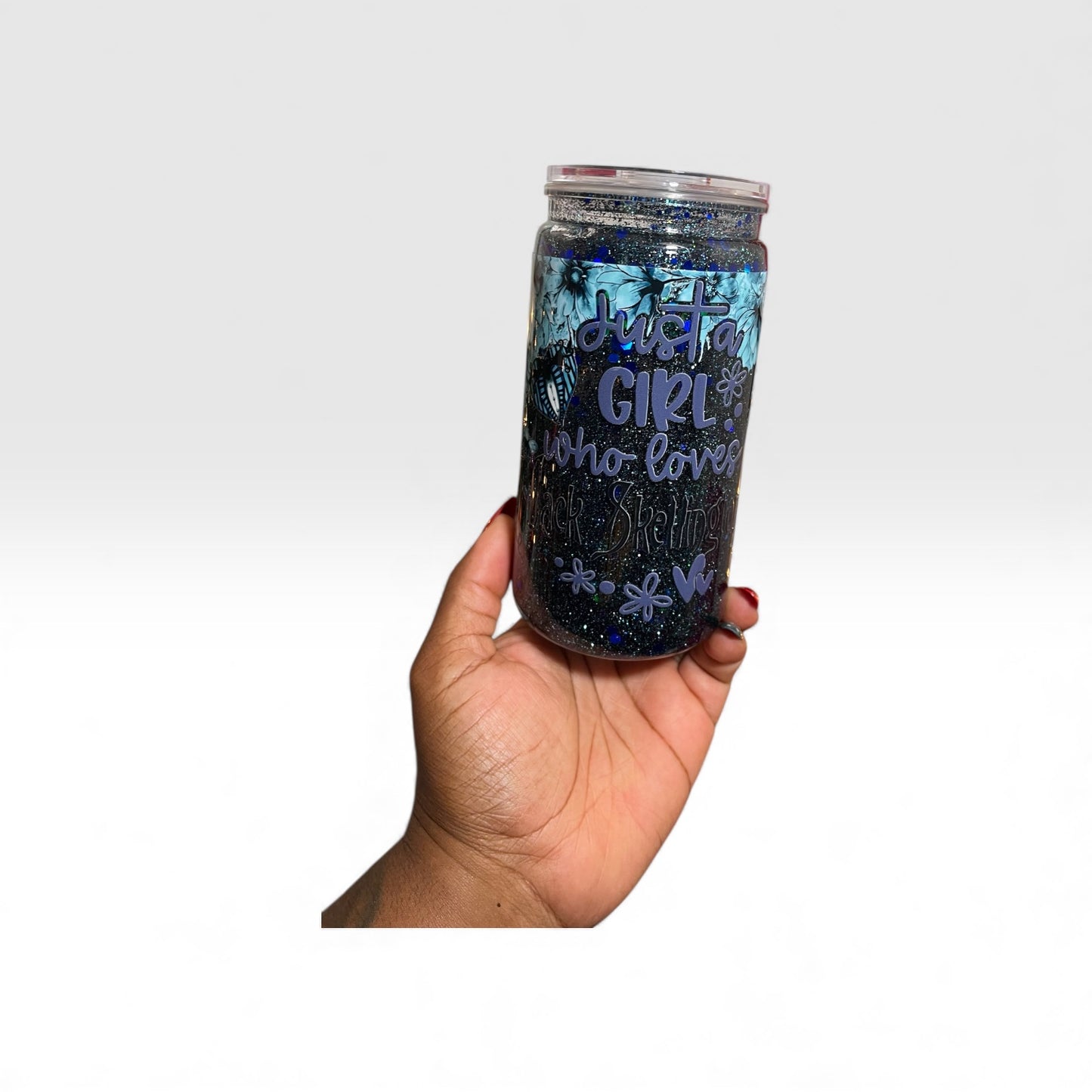 Nightmare Before Christmas–Inspired Glitter Tumbler