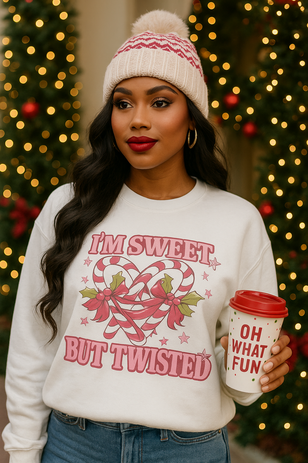I’m Sweet but Twisted Sweatshirt