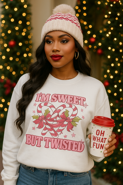 I’m Sweet but Twisted Sweatshirt