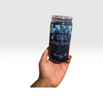 Nightmare Before Christmas–Inspired Glitter Tumbler